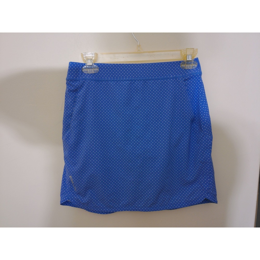 RLX Ralph Lauren Golf Skort Womens XL Blue Polka Dot Athletic Performance Skirt